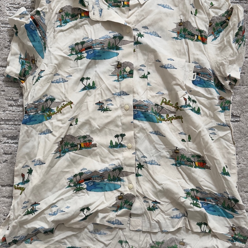 Vans Palm Springs Print Casual Shirt